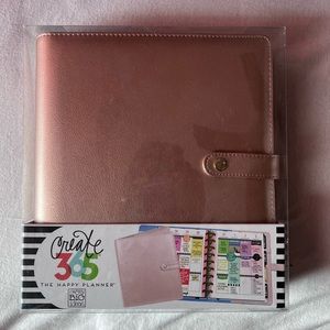 Happy Planner planner cover Rose Gold